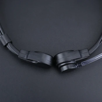 3,5 mm vtič Taktično-Grlo Mikrofon slušalke Prikrito Nastavljiv Prikrito Zraka Cev Slušalke z Grlo Mikrofon za pametne telefone 11671