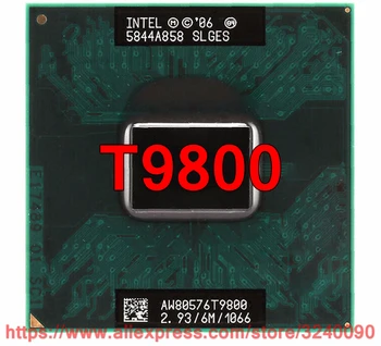 Original lntel Core 2 Duo T9800 CPU (6M Cache, 2.93 GHz, 1066 MHz FSB , Dual-Core) Prenosnik, procesor brezplačna dostava 140456