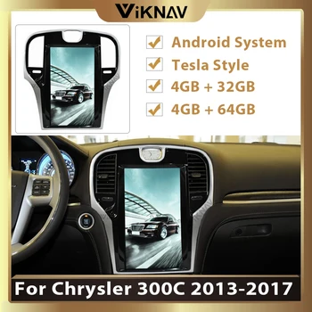 HD Navpično Avto, GPS Navigacija za-Chrysler 300C 2013 2016 2017 Android 13,3 palca Multimedijski DVD, Radio, Predvajalnik 4+64GB 166273