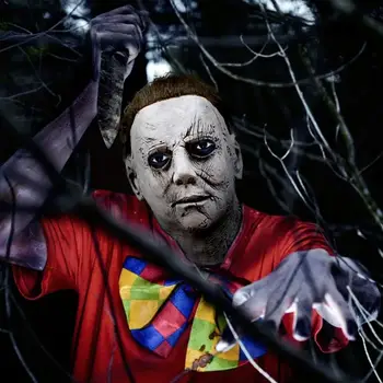 Pustne Maske iz Lateksa varuško Umorov Cosplay Joker Morilec Teror Maske Michael Myers slayer Kostum Stranka 3530