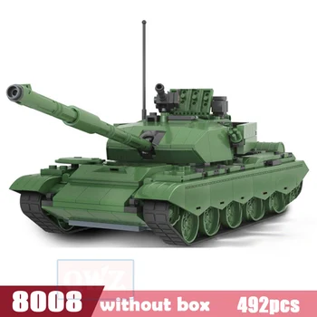 QWZ Velik Tank Panzer gradniki Vojaške Vojske Konstruktor Opeke Izobraževalne Igrače za Otroke Darila 65918