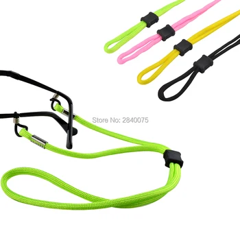 Debelo 10pcs nastavljiv šport eyeglass sončna očala string vratu kabel prostem očala glavo pasu 4colours 9170