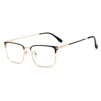 Anti-Modra Svetloba Očala Unisex Kratkovidan Očala z Spomladanski Tečaji Kovinski Okvir Očala Polni Platišča Očala 96228