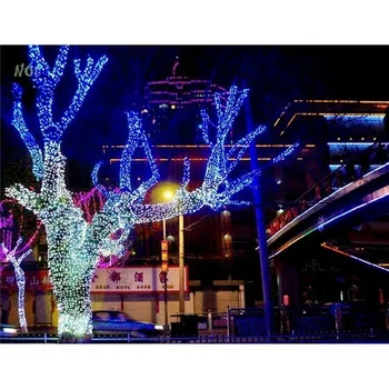 10M 20M 30 M 50 M 100 M LED niz Vila lučka počitnice Teras Božično zabavo, Poroko dekoracijo AC 220V/110V prostem garland svetlobe