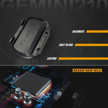Gemini 210 S3+ Bluetooth ANT+ Hitrosti, Kadence Senzor za Garmin Bike Računalnik Kolo Accessoies Dele Koles Bicicleta 100448