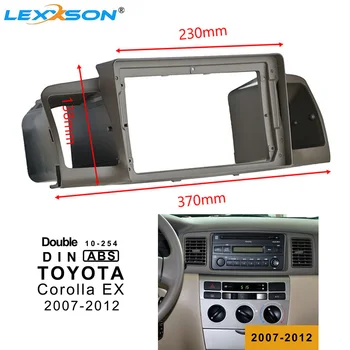 LEXXSON 9 Inch Avto Fascijo Za TOYOTA Corolla EX 2007-2012 2Din Igralec Fascijo Avdio Vgradnjo Adapter Plošča Okvir Kompleti 101005