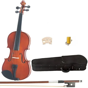 Violino 4/4 Naravnih Javorjevega Lesa Akustične Z Violino Primeru, Kolofonije, Bow 1023