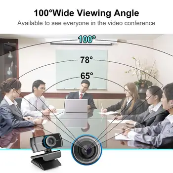 Spedal C920 1080p Hd Spletna kamera z Mikrofonom 100°širokokotni Video Konference Živo Brezplačno Pogon za RAČUNALNIKE Mac Prenosnik