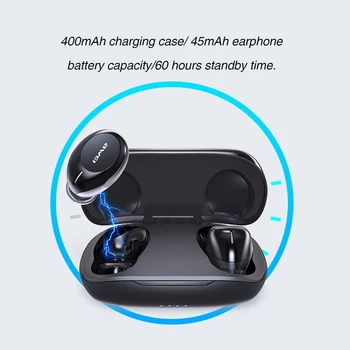 AWEI Proračun TWS V Uho Mini Čepkov Gaming Bluetooth 5.0 Kakovost Zvoka, Hi-fi Slušalke Z Mikrofonom Dotik Contorl Brezžične Slušalke 103572