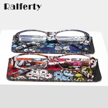 Ralferty Cvet Natisnjeni Obravnavi Očala Ženske Presbyopia Očala Za Vid Optičnih Eyeglass Z Vrečko +1.0/1.5/2.0/2.5/3.0/3.5/4.0 103685