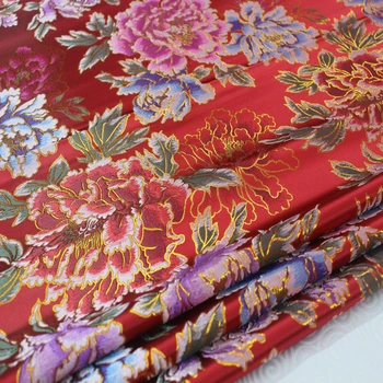 Kitajski jacquardske brocade predenje veter cheongsam obleko halje Mongolija ročno starinsko krpo dekorativni film
