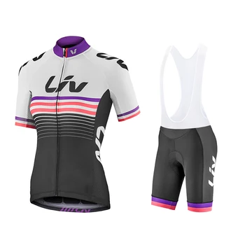 LIV 2020 Poletje ženska Kratek rokav kolo Oblačila Quick-dry dihanje Maillot Ropa Ciclismo MTB Oblačila za Šport bo Ustrezala 10484