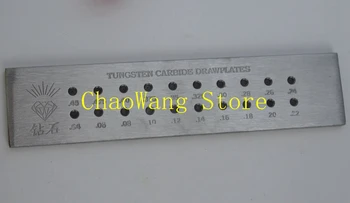 0.04-1.06 mm Majhne Okrogle Drawplate Nakit, Izdelava Pripravi Ploščo 10501