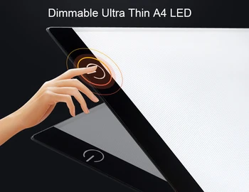 Nov Prihod Zatemniti Ultra Tanek A4, LED Ploščica Svetlobe Tablet Kabel USB Priključite Adapter Diamond Vezenje Diamond Slikarstvo Navzkrižno Šiv 105116