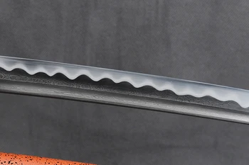 Ostre Katana Ročno Polirani Japonski Meč Polno Tang Gline Kaljeno Samuraji Meč Lepo Dekoracijo Doma Prisotna Nož