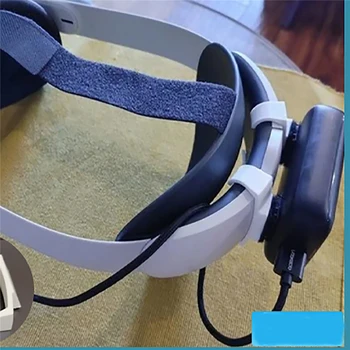 Za Oculus Quest 2 Elite VR Slušalke Glavo 3D Tiskanje Moči Banke za Shranjevanje Stojalo Vesa Nosilec Dodatki 106662