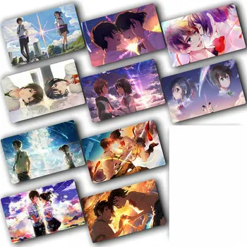 Vaše Ime Kiminonawa Anime Kartica Nalepke DIY Dekoracijo Avtobus ID Nepremočljiva Kartica Nalepke Otroci Klasične Igrače Nalepke, 100 kos