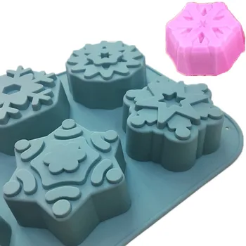 3D Silikonsko Plesni Luskast Snega, Čokoladni Bonboni, Jello Milo Plesni Torta Dekoraterstvo Orodja Fondat Plesni Kuhinja Pecivo Peka Plesni