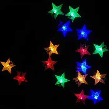 YIYANG LED Prostem Vrt Božični Luči Star Luč za Počitnice Božič Stranko Novo Leto Dekoracijo Luces de Navidad par Zunanjost 107660