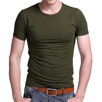 Moške kratke oplaščeni t-shirt poletje nove trakove led svila bombaž za moške svoboden 107876