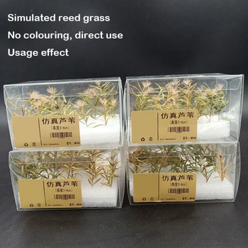 Miniaturni Scenarij model Simulira reed trava, Pesek Tabela DIY Materiala Vlak Vojaške Scene