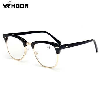 Plastični Titana Obravnavi Očala Semi-Rimless Moških Očala Ženske Daljnovidnost Darilo za očeta +1.50 +2.00 +2.50 +3.00 Primeru R101 108608