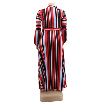 Tiskalni Trak Dolg Rokav Afriki Maxi Obleko Afriške Obleko Plus Velikost Ženske Dolga Obleka Afriška Oblačila Ženske Dashiki Haljo Femme 108663