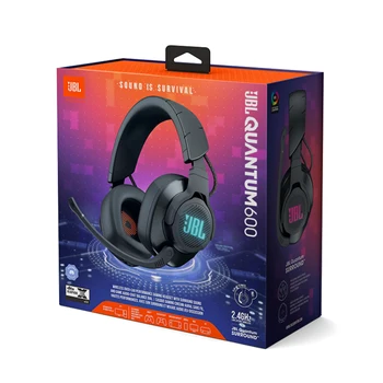JBL Quantum 600 Nad uho Gaming Slušalke ESports Slušalke s Prostorskim Zvokom, Mic za PlayStation/Nintendo Stikalo/iPhone/Mac//VR
