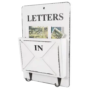 Les Poštni predal Pismo Rack Ključa Imetnika Pošta Organizator Steno Shranjevanje Ustvarjalno Dekoracijo Doma s Kavljem Obešalnik Pismo Rack