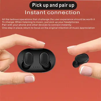 TWS Bluetooth Slušalke Brezžične Slušalke HIFI Šport Stereo Zmanjšanje Hrupa Prostoročno Klicanje Čepkov za Slušalke