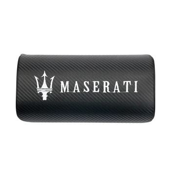 Avto vratu blazine obeh strani pu usnje sam vzglavnik za Maserati Quattroporte Ghibli GranTurismo Gran Cabrio Levante styling