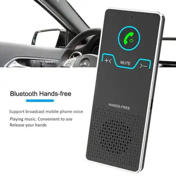Vehemo BT5.0 sončnega Avto Bluetooth Sprejemnik Car MP3 Player za Prostoročno uporabo za Zvočnik Brezžični Bluetooth Zvočnik Smart