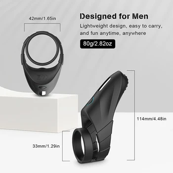 10 Hitrosti Silikonski Vibrator Moški Penis Obroči Stimulator Zamudo Izliv opozarjanje z Erotično Sex Igrače za Nekaj Moških Odraslih Izdelka