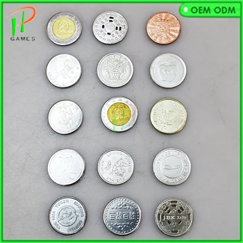 100 kosov 25*1.85 mm Igra žeton iz nerjavečega jekla arkadna žeton Igra kovanec kovanec za vstavljanje posamičnih Igra pralni dodatki