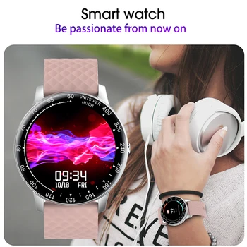 LIGE 2020 Nove Pametne Gledam Ženske Modne Dame Srčnega utripa Fitnes zapestnica Šport Smartwatch APP Podpora Za Android IOS