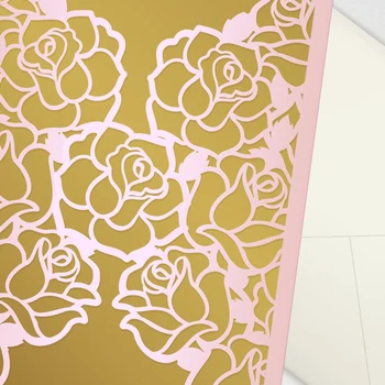 Rezanje kovin Matrice Novo 2020 Rose Cvet meji Obrti Die Kosi Za DIY Scrapbooking Papir, Kartice, Okraski Reliefi 112195