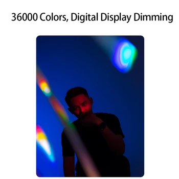 Sidande RGB Fill Light Fotografija Svetlobe Full Color Light Prenosni Kamero Telefona na Prostem Žive Svetlobe, Ročni Posebni Učinek Svetlobe 113289
