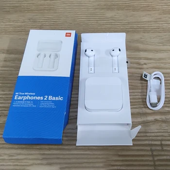 Na Zalogi Xiaomi Zraka 2 SE Brezžično Čepkov 2 Osnovno Bluetooth Slušalke TWS Mi AirDots 2 Noice Odpovedi Touch Kontrole Earphone2 113474