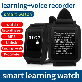 Pametno uro s 1.5 Palčni Zaslon Pedometer Smartwatch Predvajalnik Snemalnik za Ženske, Moške GDeals