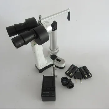LYL-S Prenosno Špranjske Svetilke LED Žarnice Prenosni Mikroskop za Hišne bolnišnici za oftalmologijo Kamero Skupaj 10x in 16x Povečavo