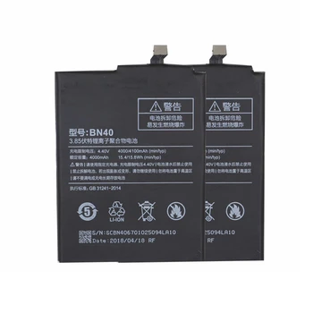 Originalna Kakovost Baterijo Telefona BN40 Za Xiaomi Redmi 4 pro 4100mAh Pravi Zmogljivosti Redmi4 pro Zamenjava Baterij 115173
