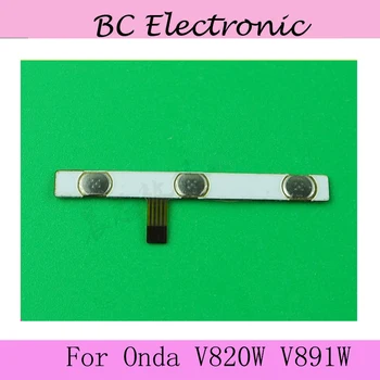 Original stikalo za Vklop / izklop Glasnosti gumb Flex kabel Za Onda V820W V891W quad-core 8.0