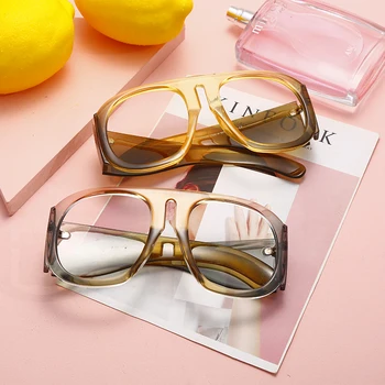 Nepravilne ovalne Ultralahkimi, Kovinski Očala Okvirji Moški Ženske Optični Anti-modra Očala Moda Računalnik Očala