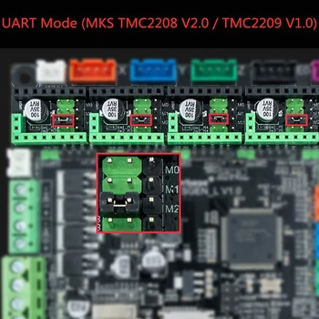 3D Tiskanje Stopil Motornih Voznika Izključi TMC2208 Motornih Voznik z Naravnost Inserter in sklop hladilnega telesa (5Pcs) 1192