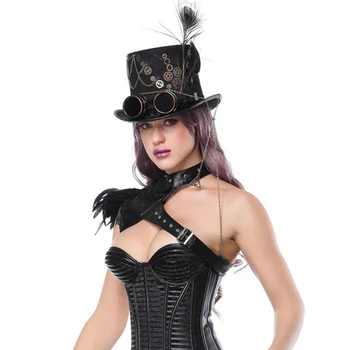 Minifaceminigirl Ženske Cosplay Kostum Ramenski Pas Steampunk Zaviti Šal Halloween Kostum