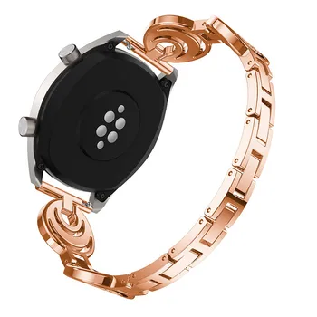Manžeta Za Huawei Watch GT Trak 22 mm za Samsung Prestavi S3 Meje Klasičnih watch band Zamenjava Nosorogovo Zapestnica trakov