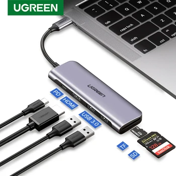 Razhroščevalne simbole USB-C HDMI Tip C do HDMI vmesnik USB HUB-C HDMI Pretvornik Tipa C Strele 3 Dock za MacBook Huawei Mate 30 Pro