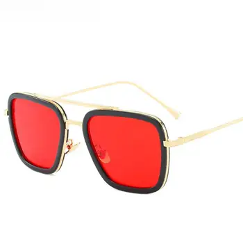 Kvadratni sončna Očala Moških ditaeds Unisex Retro Luksuzne blagovne Znamke tony stark Sunglasse Letnik Prevelik sončna Očala UV400 sonnenbrille
