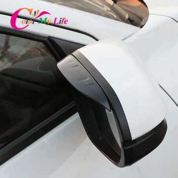 Avto Rearview Mirror Dež, Sneg Ščit Kritje za Honda HR-V SSF Vezel - 2018 ABS Avto Rearview Mirror sončnega Odtenek Nalepke