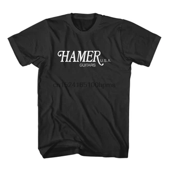 Hamer Kitare Logo Majica s kratkimi rokavi - po Meri Majica - Velikost S M L XL 3XL 2XL